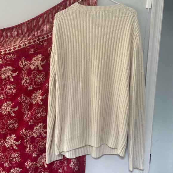 Vintage Aussie Scottish fisherman cream cable knit sweater - Picture 3 of 3